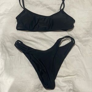 black bikini